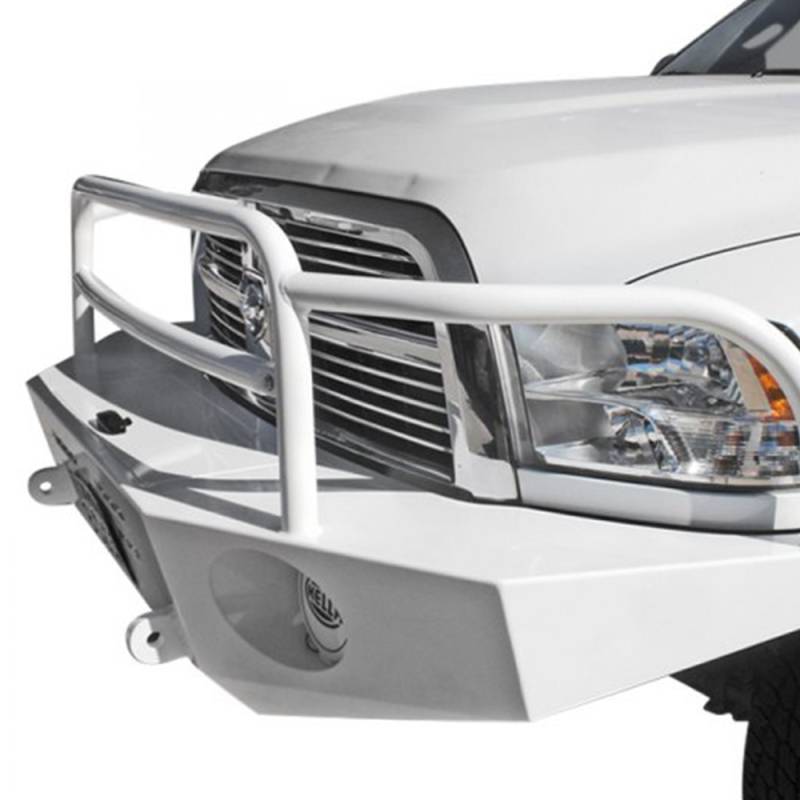 Aluminess - Aluminess 210173 Front Bumper with Brush Guard for Dodge Ram 2500/3500 2010-2018