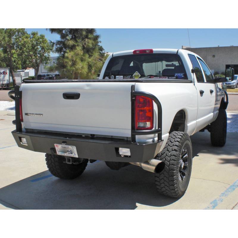 Aluminess - Aluminess 210176 Rear Bumper without Brush Guard and Swing Arm for Dodge Ram 2500/3500 2010-2018