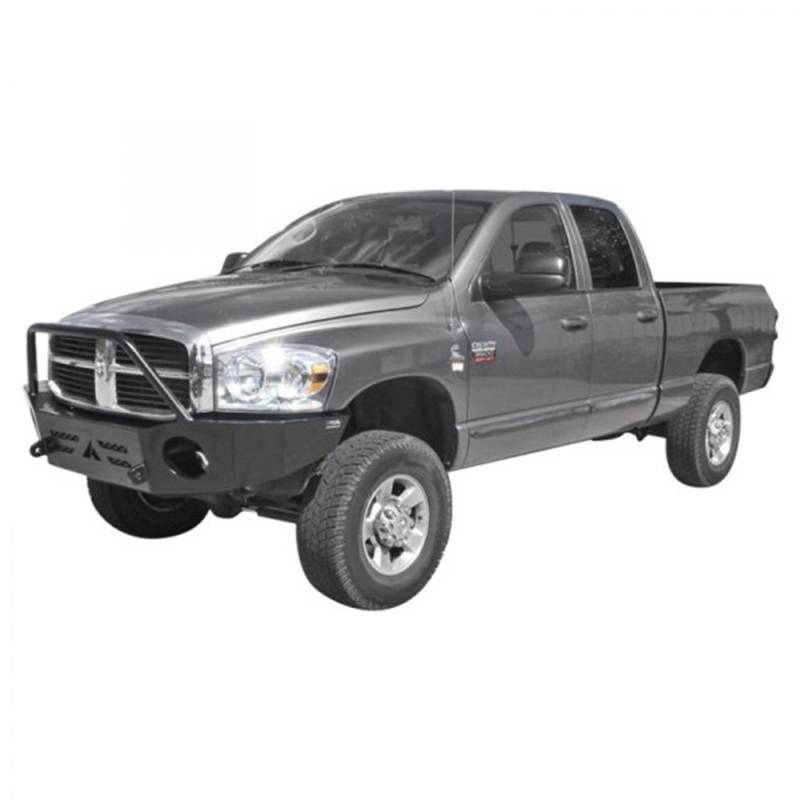 Aluminess - Aluminess 210184 Slimline Front Bumper with Brush Guard for Dodge Ram 2500/3500 2006-2009