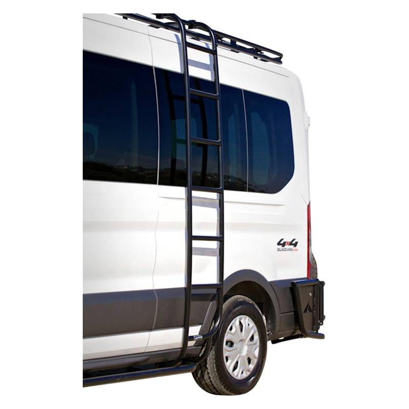 Aluminess - Aluminess 210275 Driver Side Mid Roof Ladder For Ford Transit Van 2015-2019