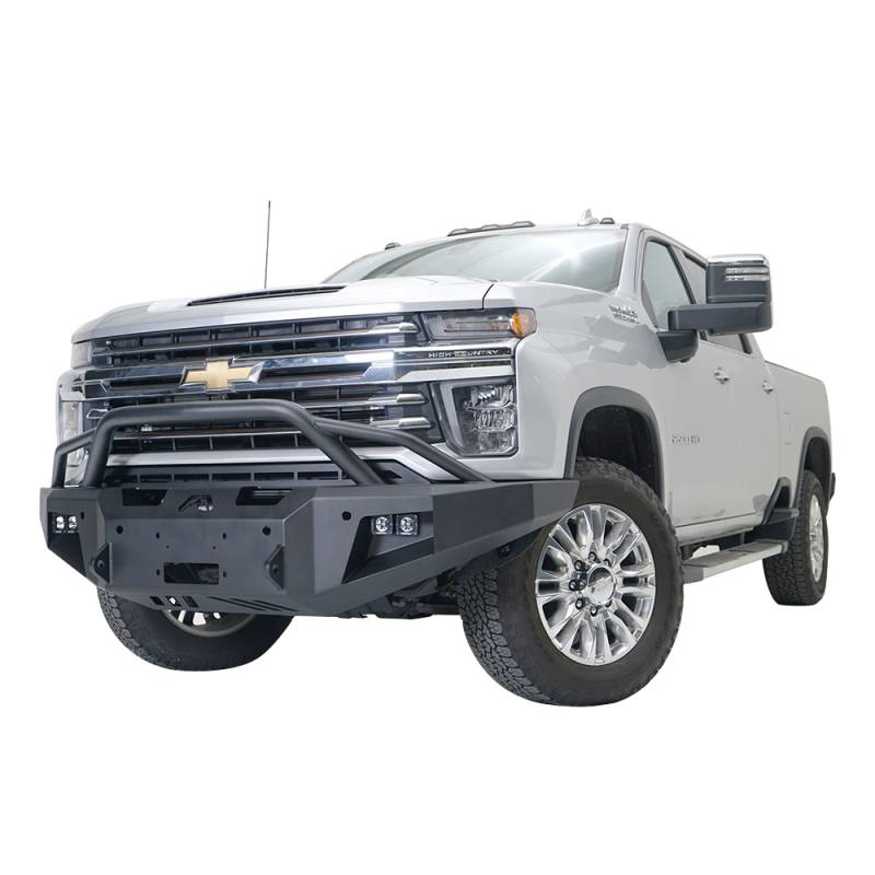 Fab Fours - Fab Fours CH20-A4952-1 Premium Front Bumper with Pre-Runner Guard for Chevy Silverado 2500HD/3500 2020-2021