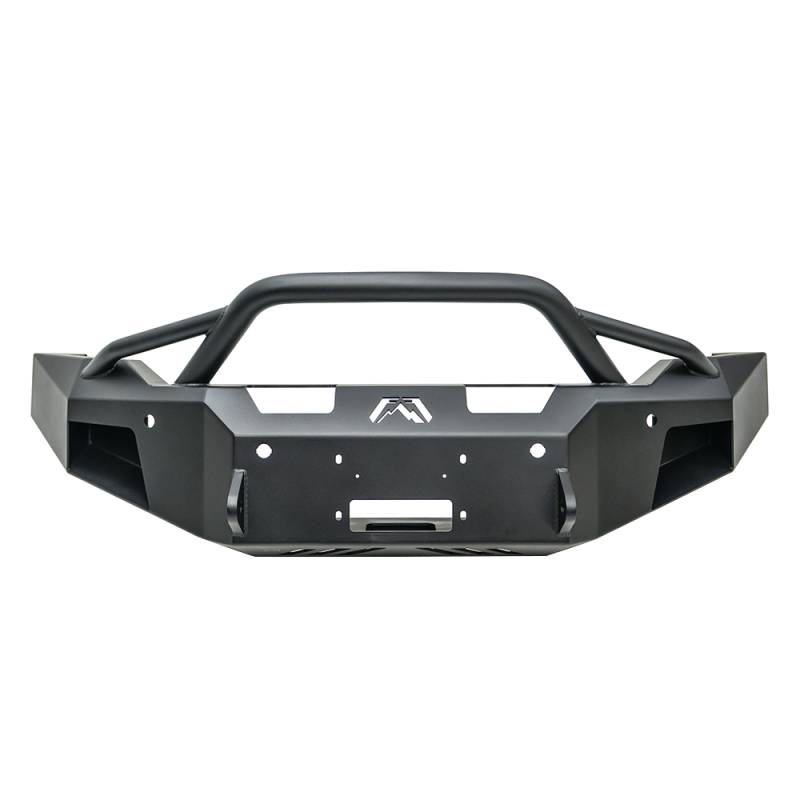 Fab Fours - Fab Fours DR19-A4452-1 Premium Front Bumper with Pre-Runner Guard for Dodge Ram 2500/3500 2019-2021