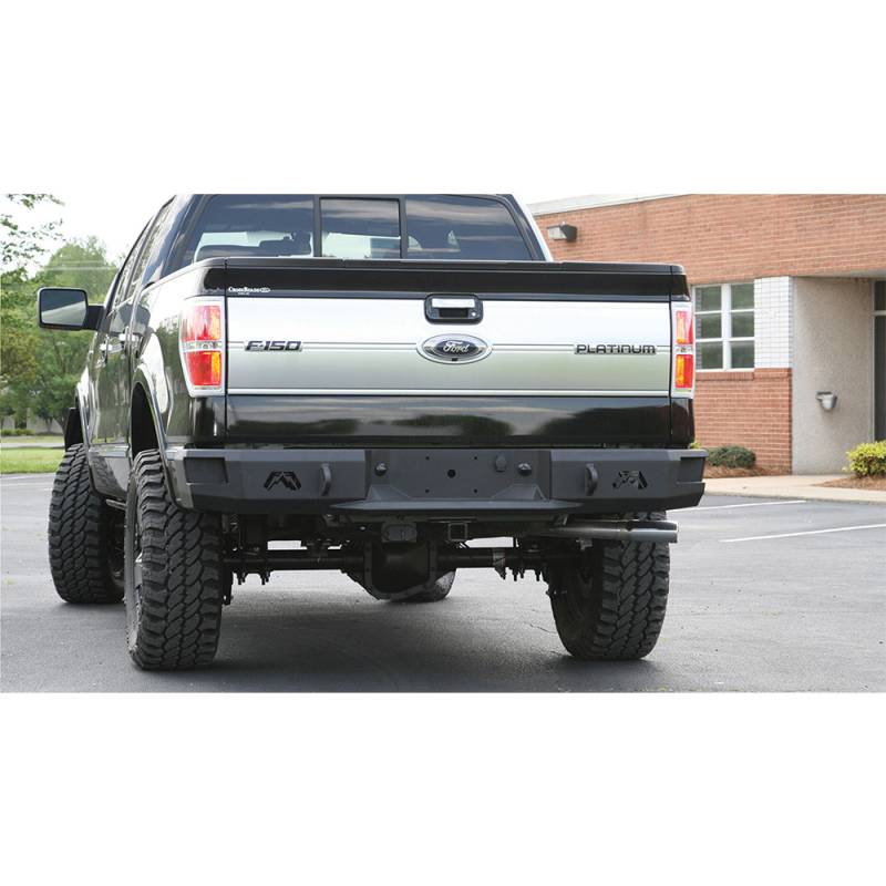 Fab Fours - Fab Fours FF09-W1750-1 Rear Bumper for Ford F150 2009-2014