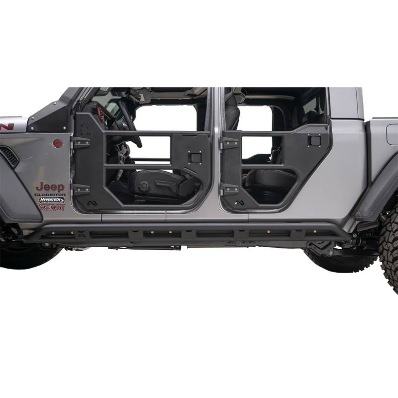 Fab Fours - Fab Fours JT20-G1850-1 Tube Rock Slider for Jeep Gladiator JT 2020-2021