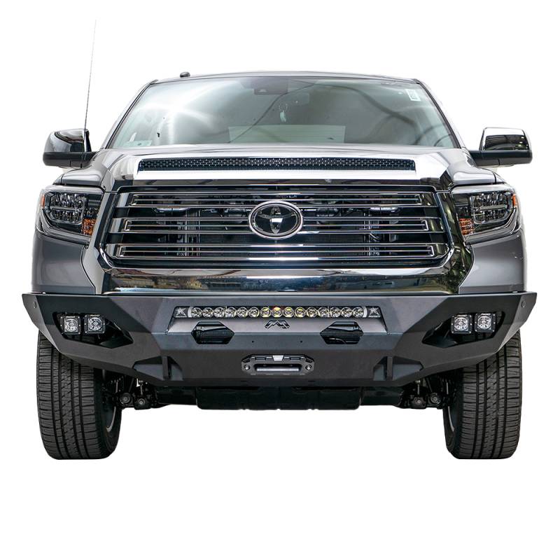 Fab Fours - Fab Fours TT16-X3651-1 Matrix Front Bumper with No Guard for Toyota Tacoma 2016-2020