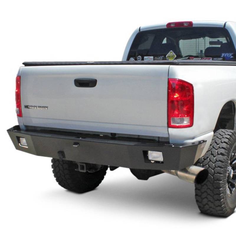 Aluminess - Aluminess 210005.1 Rear Bumper without Brush Guard and Swing Arm for Ford Econoline Van 1992-2014