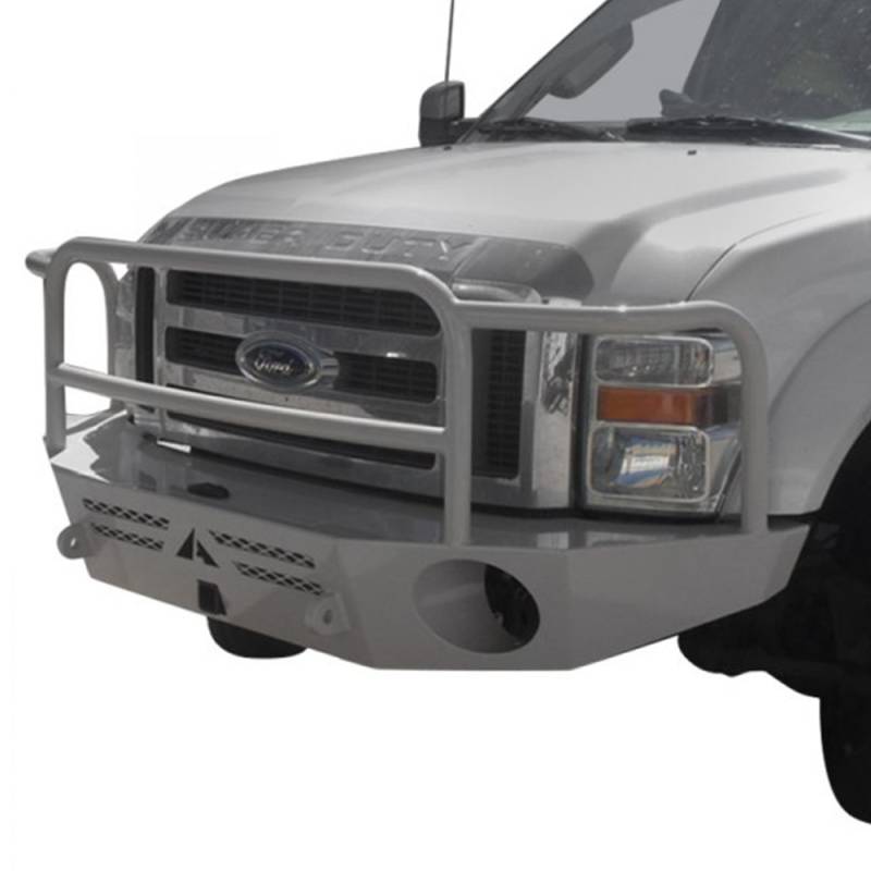 Aluminess - Aluminess 210041.1 Front Bumper with Brush Guard for Ford F250/F350 2008-2010