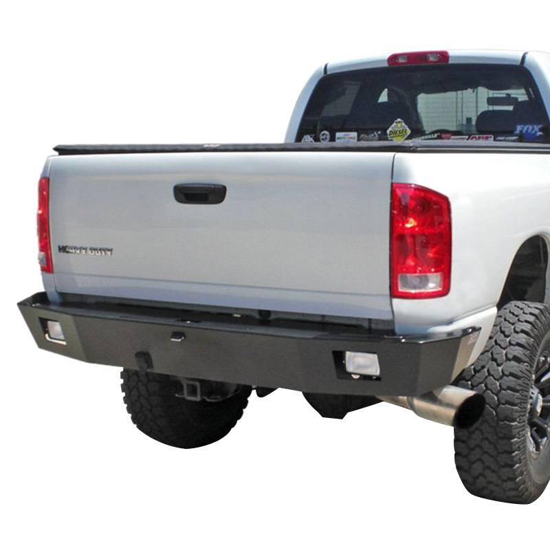 Aluminess - Aluminess 210284.1 Rear Bumper without Brush Guard and Swing Arm for Mercedes Sprinter 2007-2018