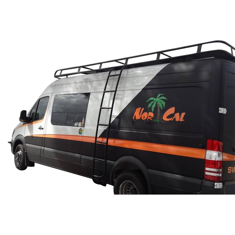 Aluminess - Aluminess 210490.1 Regular Body High Roof Rack for Mercedes Sprinter Van 2007-2019