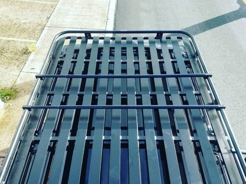 Aluminess - Aluminess 210460.1 61.75" Long Removable Roof Rack Crossbar with 3/4" Pipe Clamps