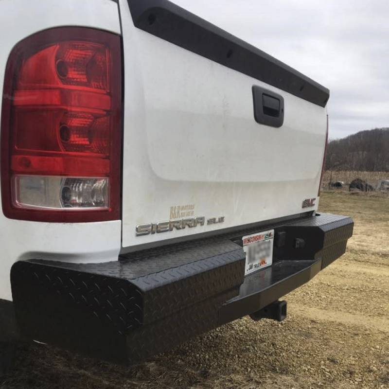 Thunderstruck - Thunderstruck CHD07-300 Premium Rear Bumper with Sensor Holes for GMC Sierra 2500 HD/3500 HD 2007-2014