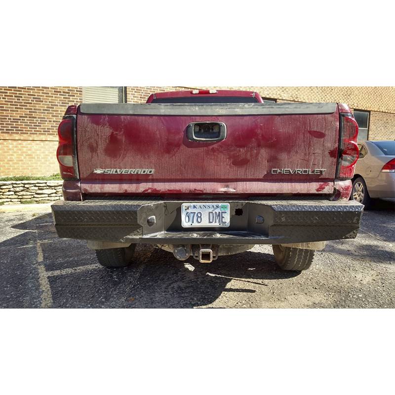 Thunderstruck - Thunderstruck CHLD03-300 Premium Rear Bumper with Sensor Holes for Chevy Silverado 1500/1500 HD 2001-2006