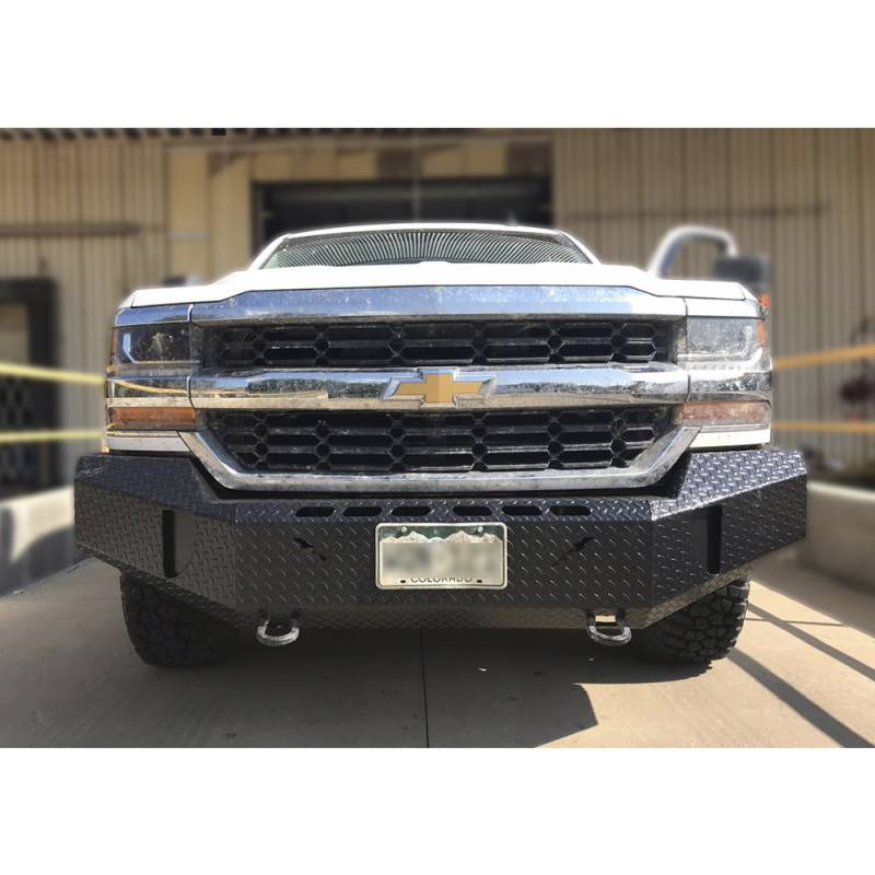 Thunderstruck - Thunderstruck CLD16-FB Premium Front Bumper for Chevy Silverado 1500 2016-2018