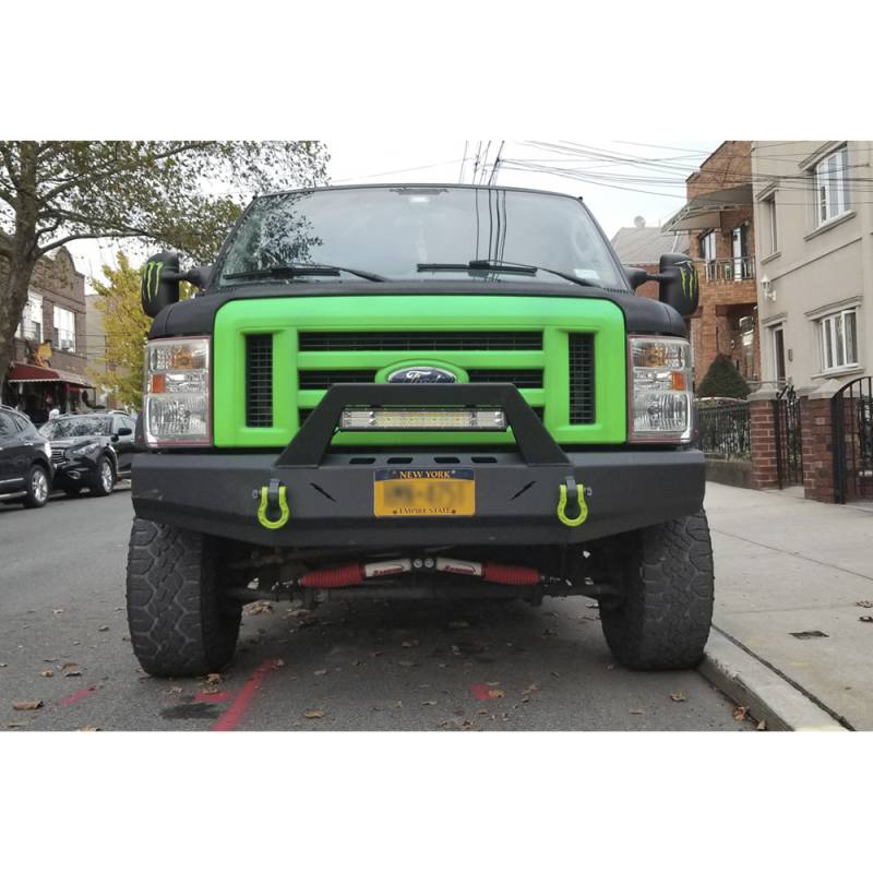 Thunderstruck - Thunderstruck FEV08-FB-PR Pre-Runner Front Bumper for Ford E250/E350/E450 2008-2020