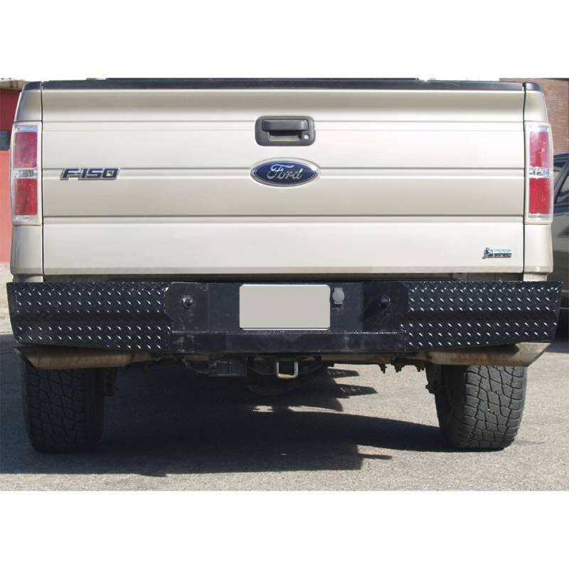 Thunderstruck - Thunderstruck FLD09-300 Premium Rear Bumper with Sensor Holes for Ford F150 2009-2014