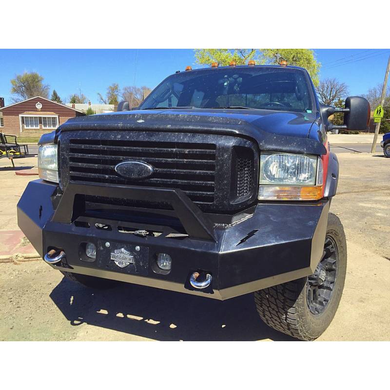Thunderstruck - Thunderstruck FSD99-FB-PR Pre-Runner Front Bumper for Ford F250/F350/F450/F550 1999-2004