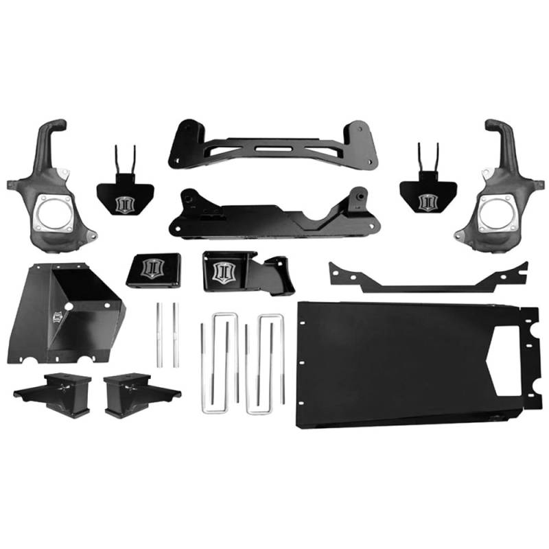 Icon Vehicle Dynamics - Icon 78700 Suspension Lift Kit for Chevy Silverado and GMC Sierra 2500 HD/3500 HD 2011-2019