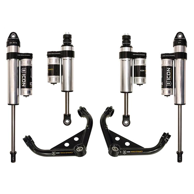 Icon Vehicle Dynamics - Icon K77102 Stage 3 0"-2.5" Front and Rear Lifted Suspension Lift Kit for Chevy Silverado and GMC Sierra 2500 HD/3500 HD 2001-2010