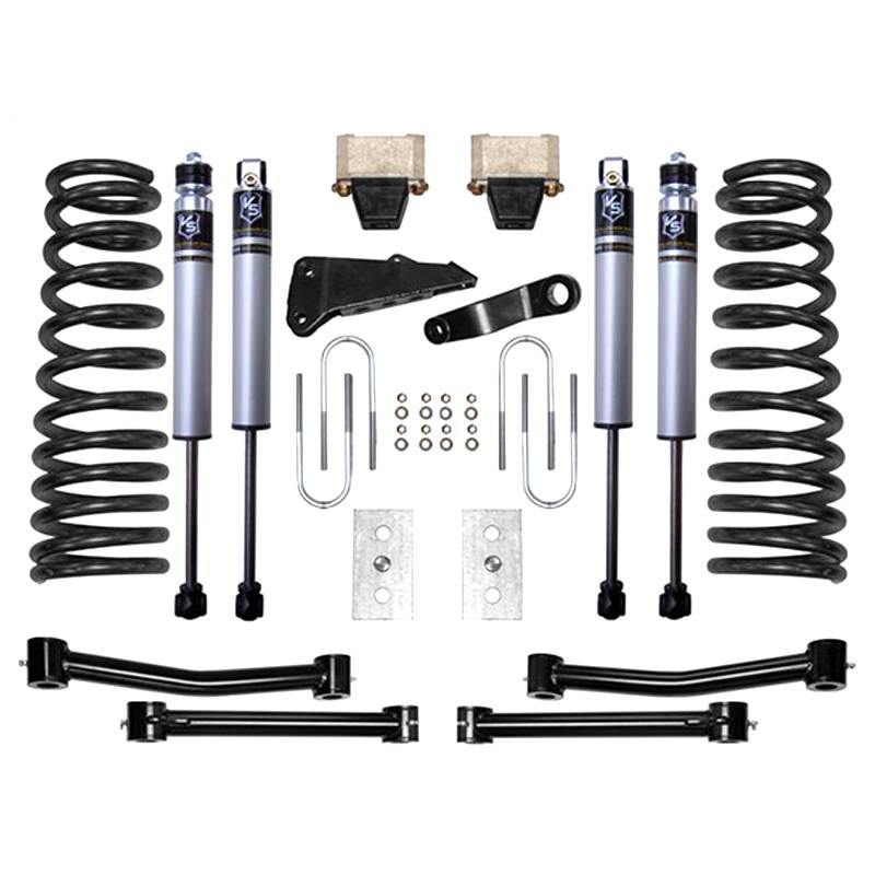 Icon Vehicle Dynamics - Icon K214500T Stage 1 4.5" Front and Rear Lifted Suspension Lift Kit for Dodge Ram 2500/3500 2003-2008