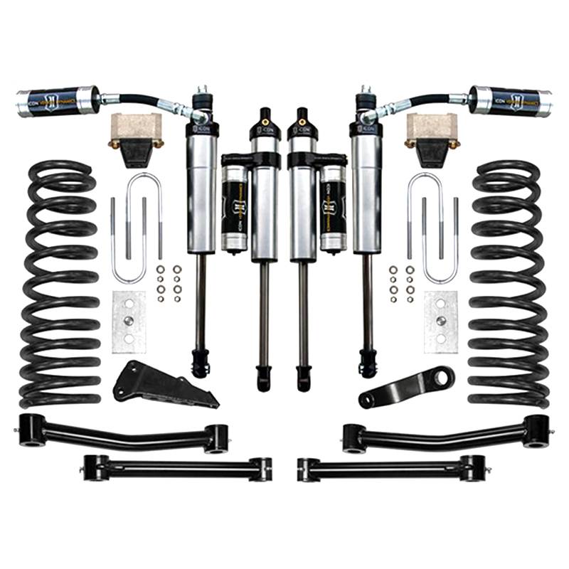 Icon Vehicle Dynamics - Icon K214502T Stage 3 4.5" Front and Rear Lifted Suspension Lift Kit for Dodge Ram 2500/3500 2003-2008