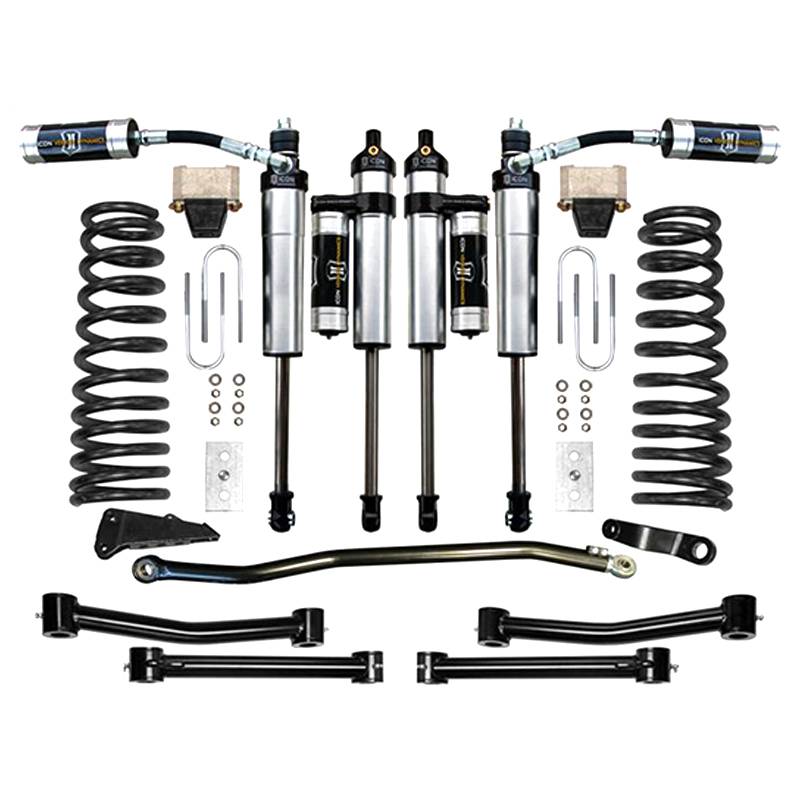 Icon Vehicle Dynamics - Icon K214503T Stage 4 4.5" Front and Rear Lifted Suspension Lift Kit for Dodge Ram 2500/3500 2003-2008
