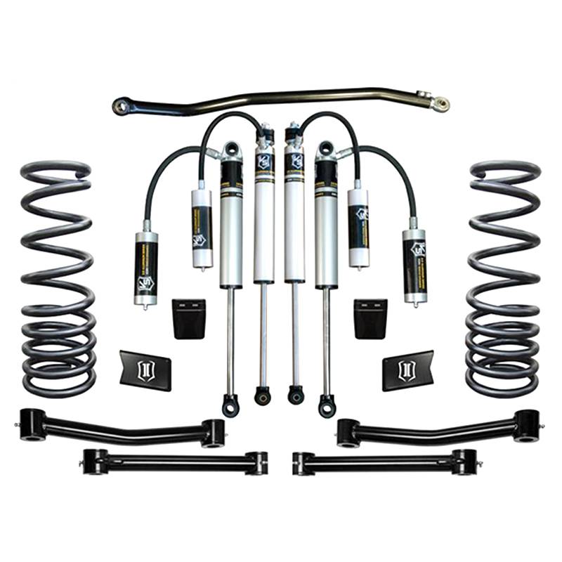 Icon Vehicle Dynamics - Icon K212503T Stage 3 2.5" Front and Rear Lifted Suspension Lift Kit for Dodge Ram 2500/3500 2003-2012