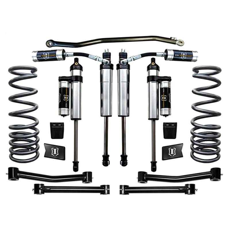 Icon Vehicle Dynamics - Icon K212504T Stage 4 2.5" Front and Rear Lifted Suspension Lift Kit for Dodge Ram 2500/3500 2003-2012