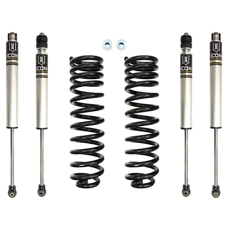 Icon Vehicle Dynamics - Icon K62500 Stage 1 2.5" Front and Rear Lifted Suspension Lift Kit for Ford F250/F350 2005-2016