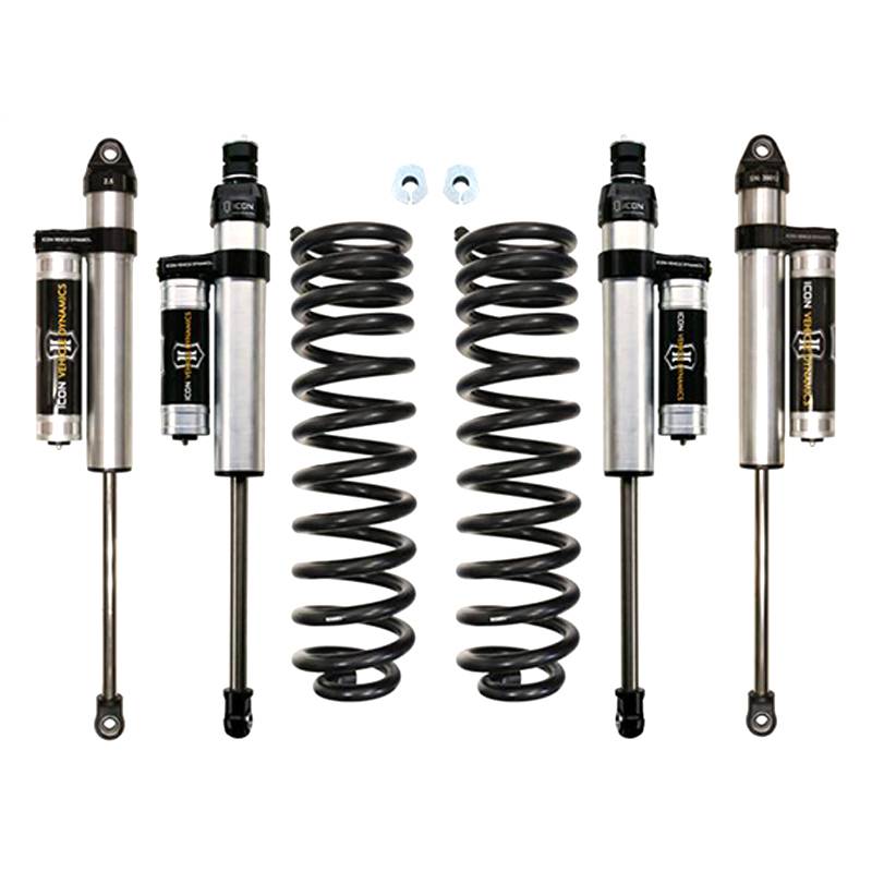 Icon Vehicle Dynamics - Icon K62502 Stage 3 2.5" Front and Rear Lifted Suspension Lift Kit for Ford F250/F350 2005-2016