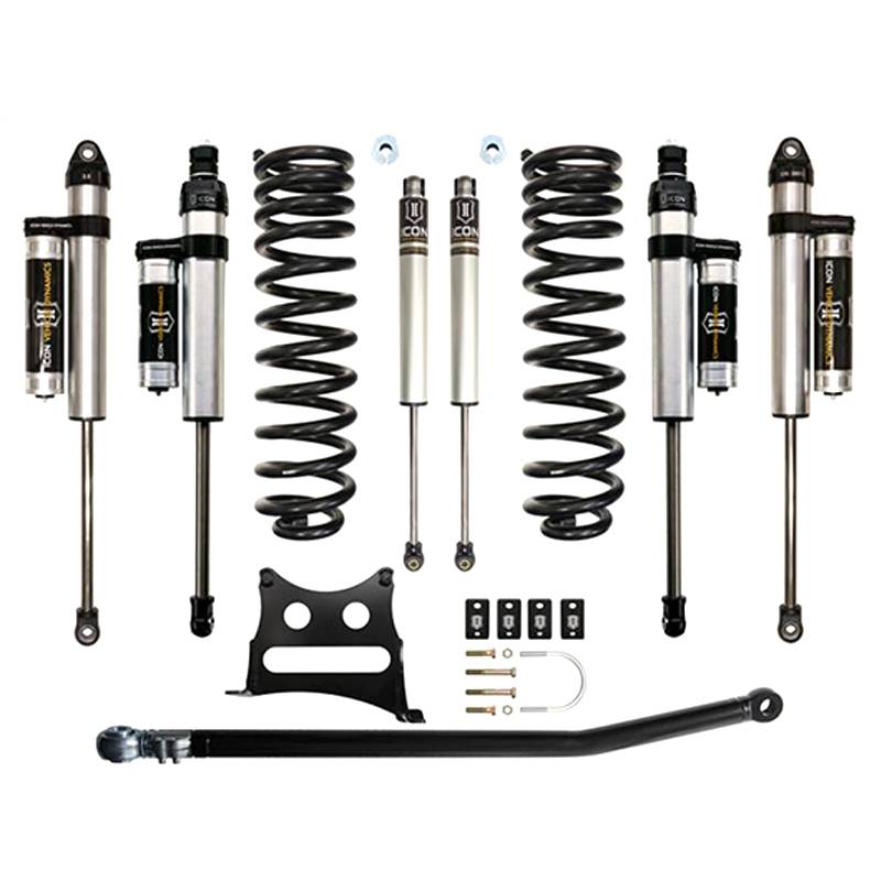 Icon Vehicle Dynamics - Icon K62503 Stage 4 2.5" Front and Rear Lifted Suspension Lift Kit for Ford F250/F350 2005-2016