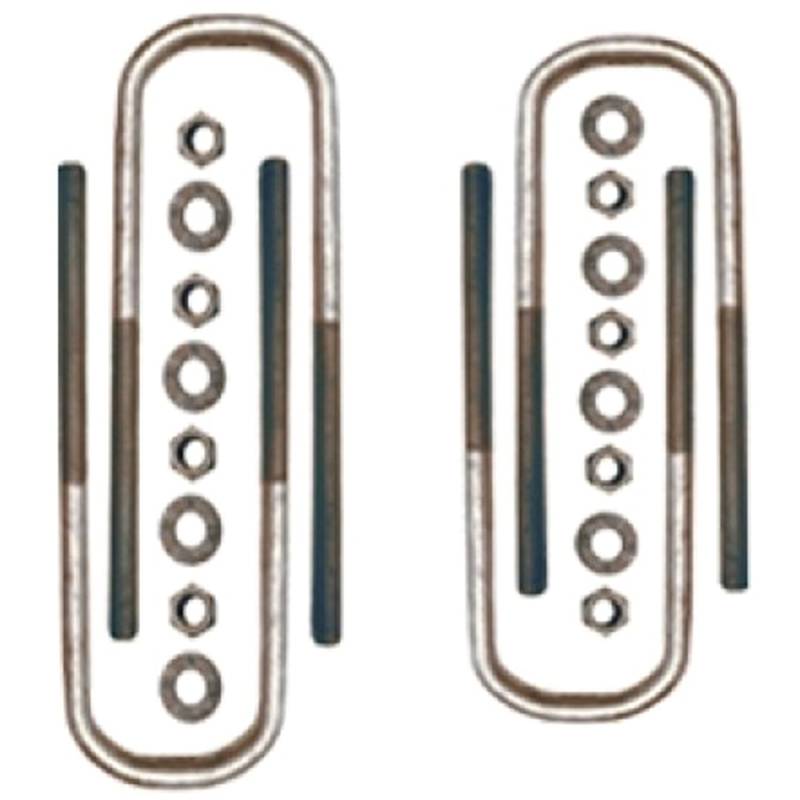 Icon Vehicle Dynamics - Icon 37001 Front U-Bolt Kit for Ford F250/F350 2000-2004