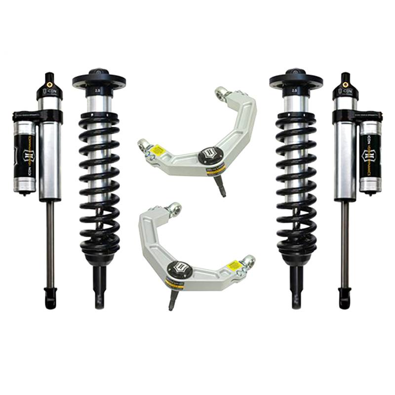 Icon Vehicle Dynamics - Icon K93032 Stage 3 0"-2.63" Front and Rear Lifted Suspension Lift Kit for Ford F150 2004-2008