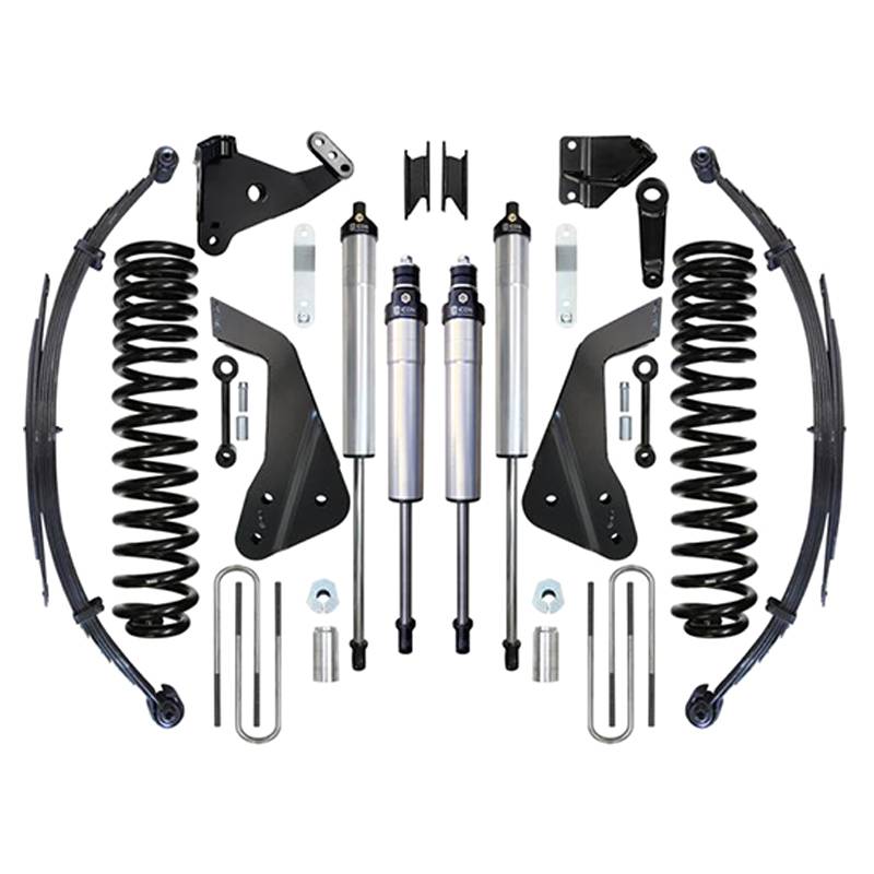Icon Vehicle Dynamics - Icon K67202 Stage 3 7" Front and Rear Lifted Suspension Lift Kit for Ford F250/F350 2008-2010