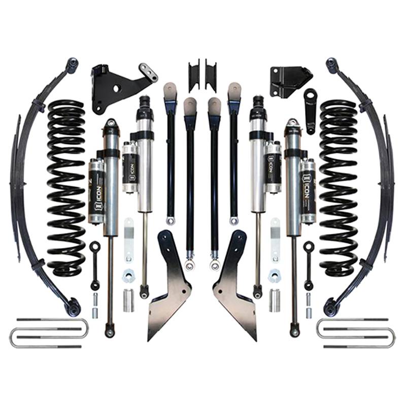 Icon Vehicle Dynamics - Icon K67204 Stage 5 7" Front and Rear Lifted Suspension Lift Kit for Ford F250/F350 2008-2010
