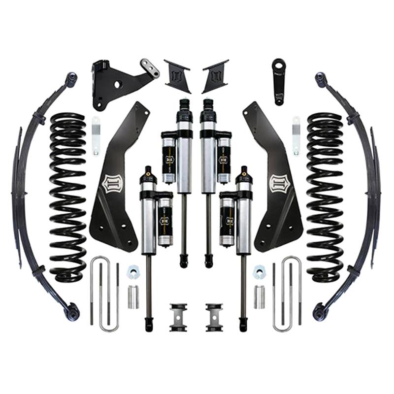 Icon Vehicle Dynamics - Icon K67303 Stage 4 7" Front and Rear Lifted Suspension Lift Kit for Ford F250/F350 2011-2016