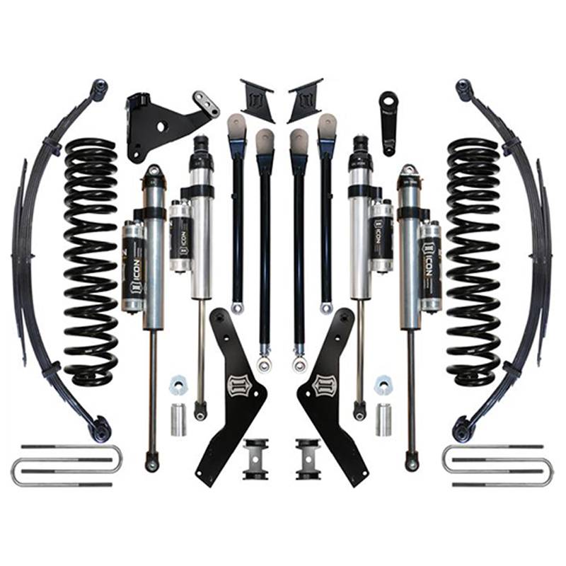 Icon Vehicle Dynamics - Icon K67304 Stage 5 7" Front and Rear Lifted Suspension Lift Kit for Ford F250/F350 2011-2016