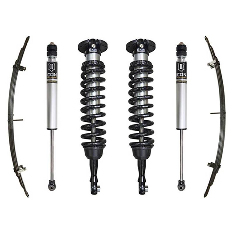 Icon Vehicle Dynamics - Icon K53022 Stage 2 1"-3" Front and Rear Lifted Suspension Lift Kit for Toyota Tundra 2007-2018
