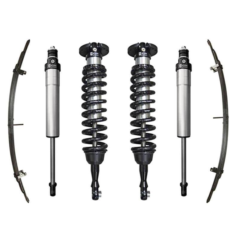 Icon Vehicle Dynamics - Icon K53023 Stage 3 1"-3" Front and Rear Lifted Suspension Lift Kit for Toyota Tundra 2007-2018