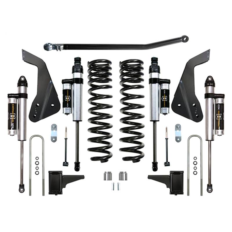 Icon Vehicle Dynamics - Icon K64502 Stage 3 4.5" Front and Rear Lifted Suspension Lift Kit for Ford F250/F350 2005-2007