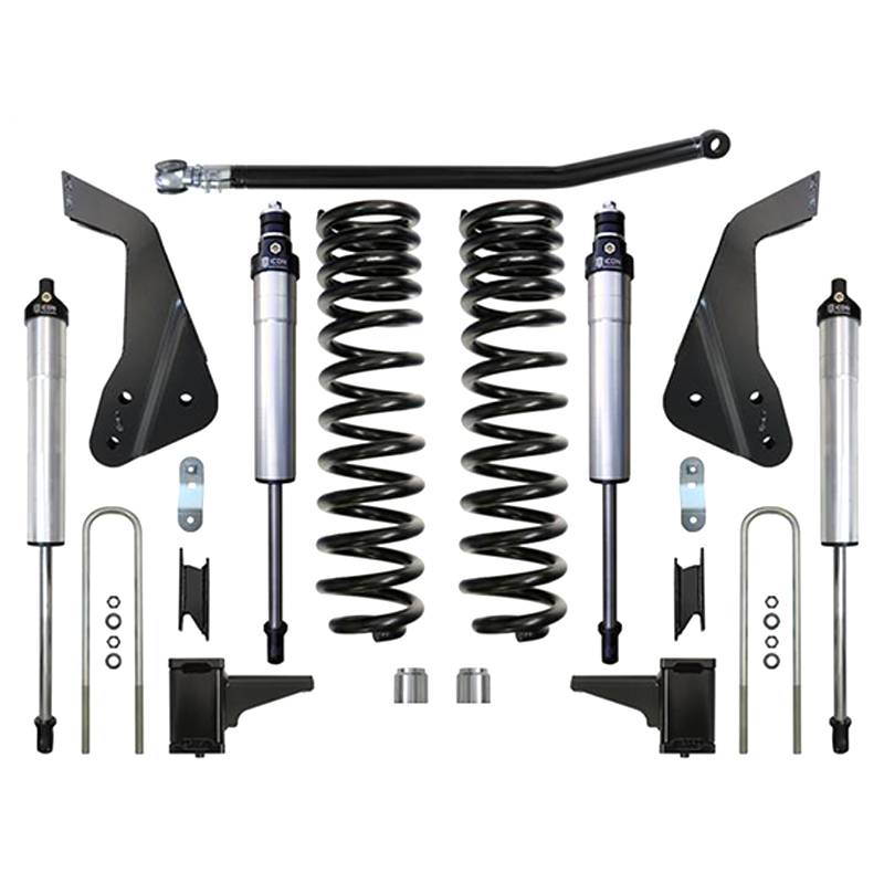 Icon Vehicle Dynamics - Icon K64551 Stage 2 4.5" Front and Rear Lifted Suspension Lift Kit for Ford F250/F350 2008-2010