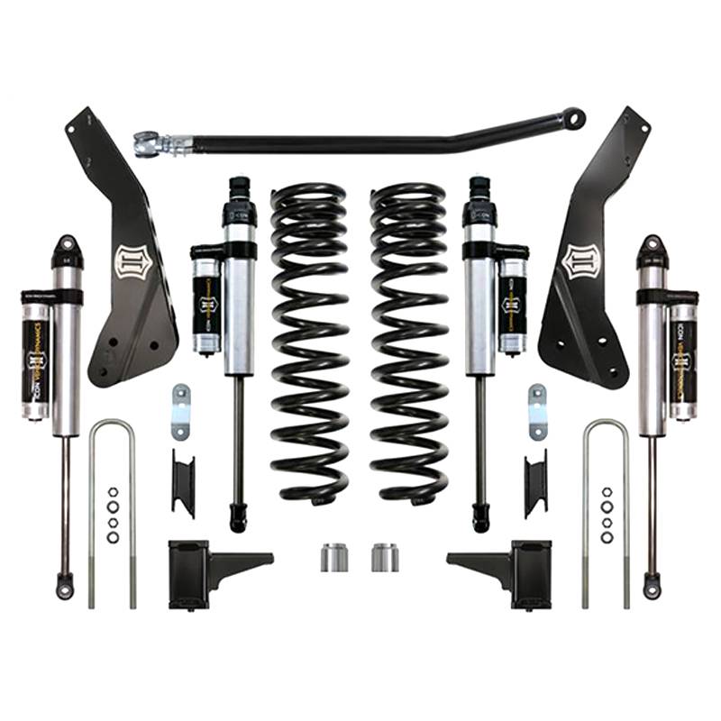 Icon Vehicle Dynamics - Icon K64562 Stage 3 4.5" Front and Rear Lifted Suspension Lift Kit for Ford F250/F350 2011-2016