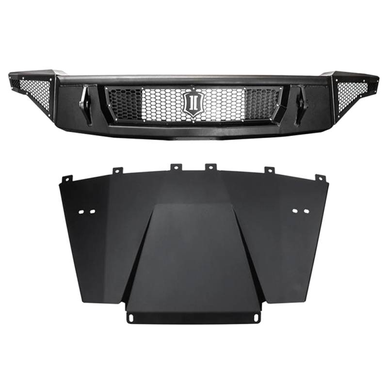 Icon Vehicle Dynamics - Icon 95153 Impact Series Front Bumper with Skid Plate for Ford F150 Raptor 2017-2020