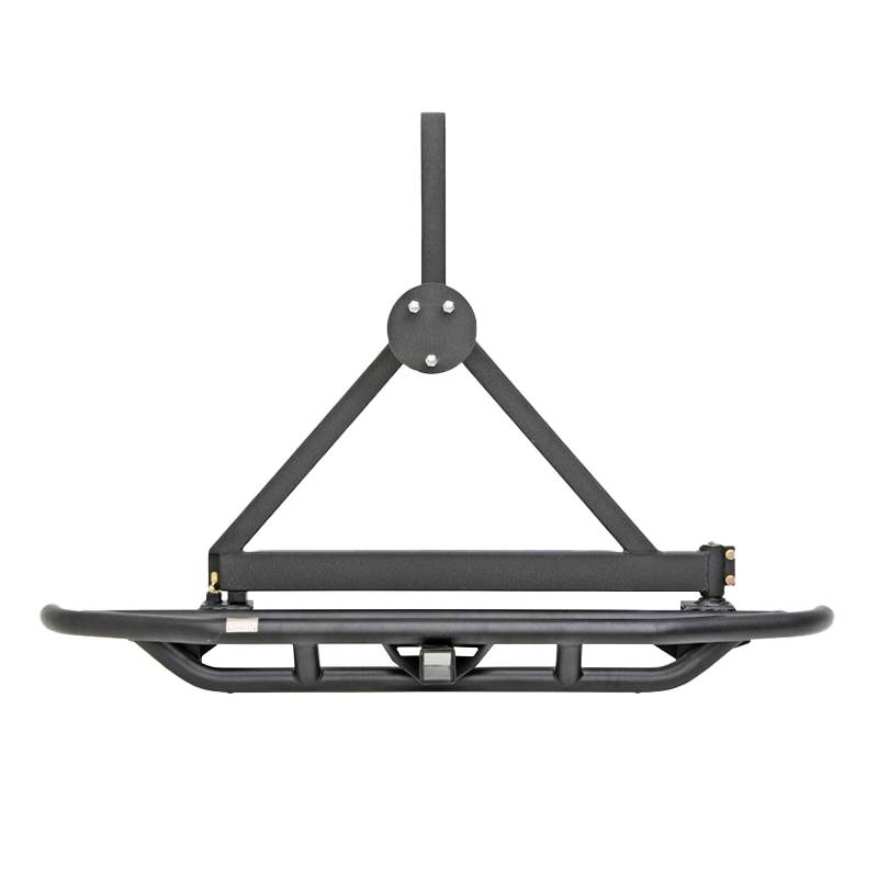 Smittybilt - Smittybilt 76621 SRC Rear Bumper with Hitch and Tire Carrier for Jeep Wrangler TJ/YJ 1987-2006