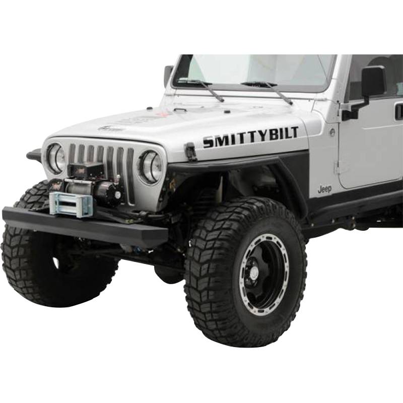Smittybilt - Smittybilt 76740 SRC Classic Winch Front Bumper for Jeep CJ7/Wrangler YJ/TJ 1976-2006
