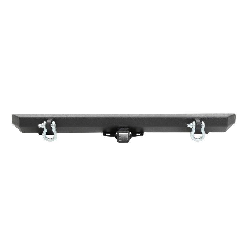 Smittybilt - Smittybilt 76750D SRC Classic Rear Bumper with D-rings for Jeep CJ7/Wrangler YJ/TJ 1976-2006