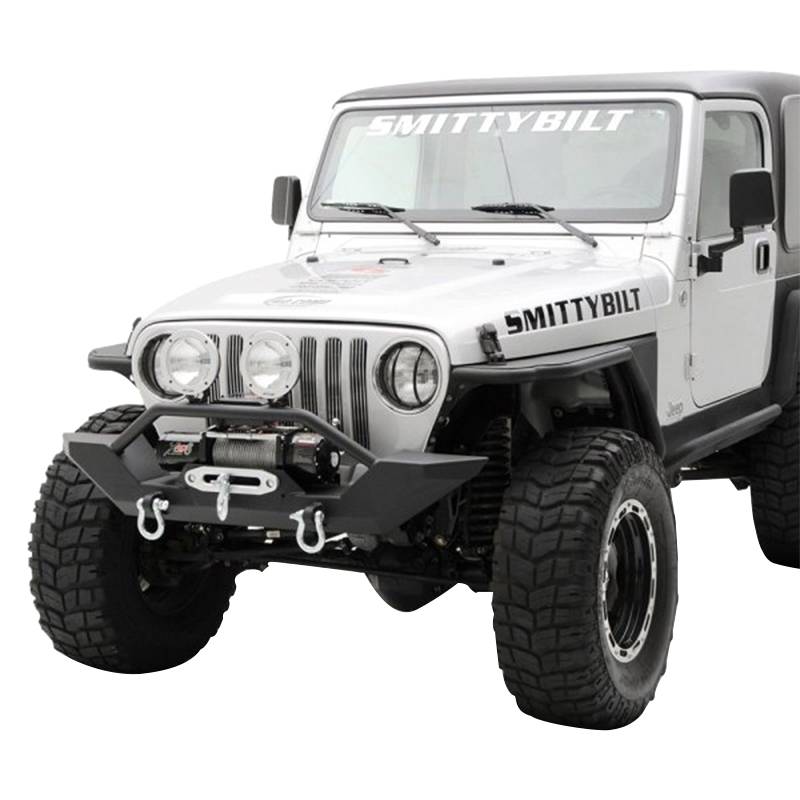 Smittybilt - Smittybilt 76800 XRC Winch Front Bumper for Jeep Wrangler TJ 1997-2006