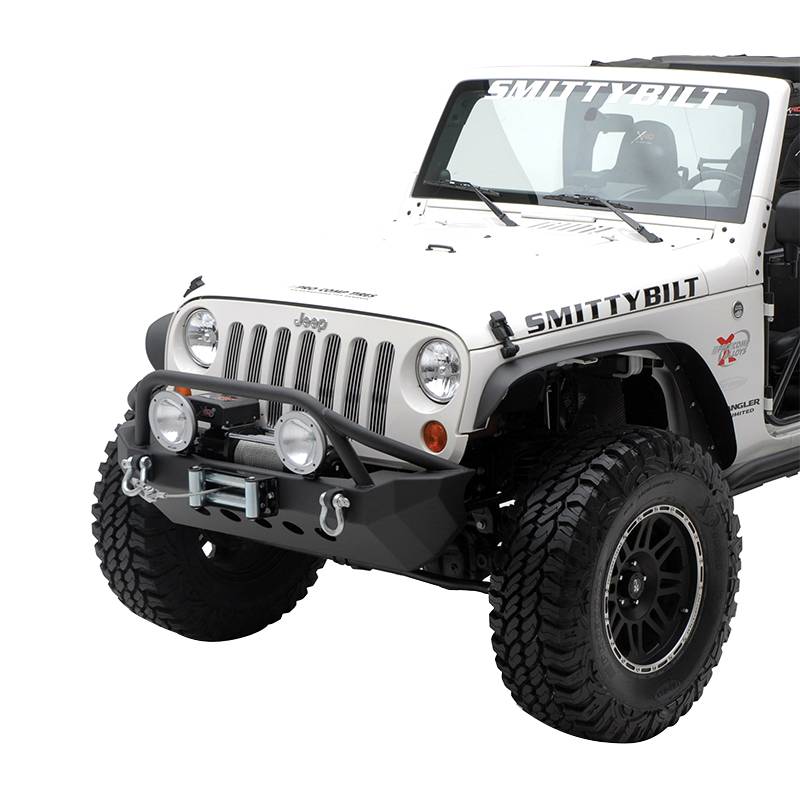 Smittybilt - Smittybilt 76806 XRC Winch Front Bumper for Jeep Wrangler JK 2007-2015