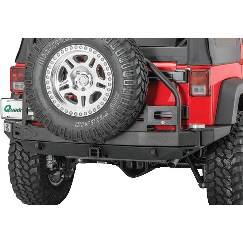 Smittybilt - Smittybilt 76896 XRC Atlas Rear Bumper and Tire Carrier for Jeep Wrangler JK 2007-2018