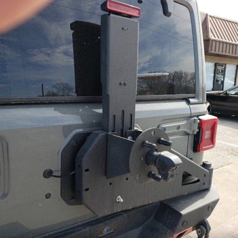 Hammerhead Bumpers - Hammerhead 600-56-0750 Spare Tire Carrier Jeep Wrangler JL 2018-2020