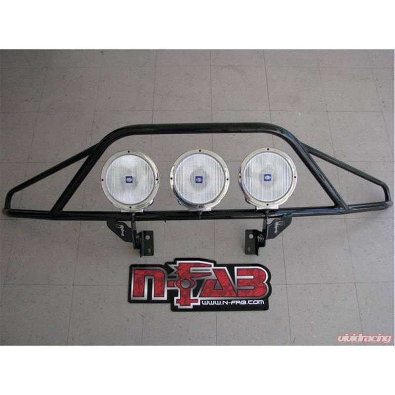 N-Fab - N-Fab C113LH Pre-Runner Light Bar with Tabs for Chevy Silverado 2500/3500 2011-2014